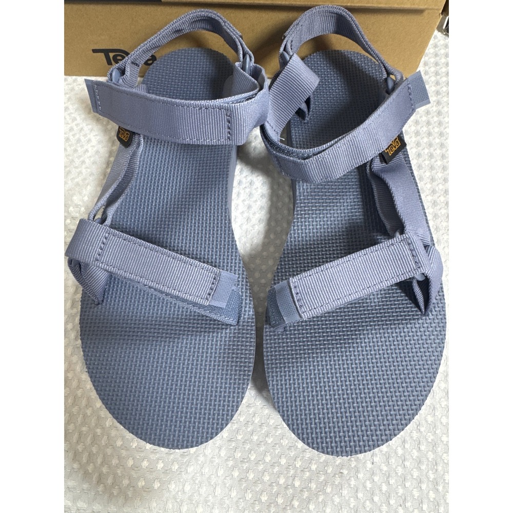 Teva Sandals Women 10 Original Universal Blue Grey Hiking 1090969 NIB